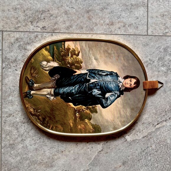 Vintage Pinkie & Blue Boy | Gold Frame | Made in Canada | Decor, Art, Victorian - Picture 3 of 12